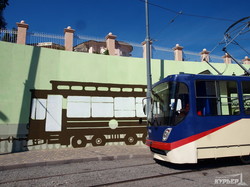 Трамвайчики настоящие и трамвайчики нарисованные: новый облик конечной в Аркадии (ФОТО)