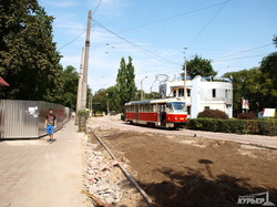 Предвыборное благоустройство трамвайных конечных в Одессе (ФОТО)