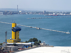 Как выглядит Одесса с 60-метровой высоты портового крана (ФОТО)