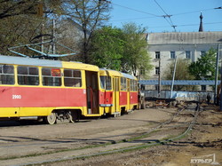 Реконструкция Старосенной площади в Одессе: плитка в сквере и новые рельсы (ФОТО)