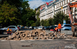 Реконструкция Тираспольской площади в Одессе: день первый (ФОТО)