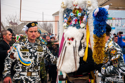 В Одесской области в день Рождества отметили языческий обряд "Мошул" (ФОТО)