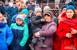 В Одесской области в день Рождества отметили языческий обряд "Мошул" (ФОТО)