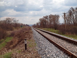 Участок отремонтированного в прошлом году пути между Арцизом и Березино