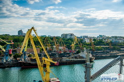 Одесса: как выглядит город с высоты портовых терминалов (ФОТО)