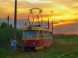 Как выглядит конечная одесского "камышового" трамвая у лимана (ФОТО)