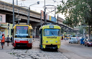 В Одессе две недели не будут ходить трамваи на поселке Котовского