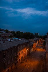 Осеннее небо над вечерней Одессой (ФОТО)