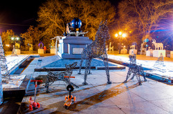 Центр Одессы превратился в зимнюю сказку (ФОТО)