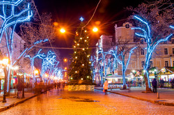 Центр Одессы превратился в зимнюю сказку (ФОТО)