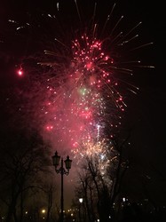 Новогодний салют прогремел над Одессой (ФОТО)