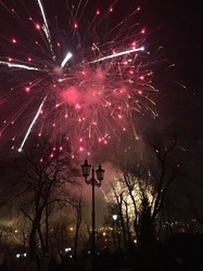 Новогодний салют прогремел над Одессой (ФОТО)