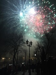 Новогодний салют прогремел над Одессой (ФОТО)