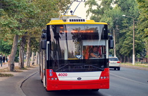 Новые троллейбусы "Богдан" на улицах Одессы