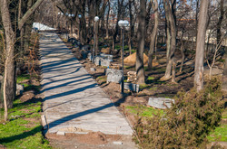 В одессе продолжается реконструкция Греческого парка (ФОТО)