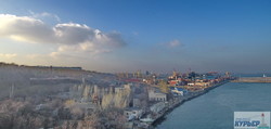 Январская солнечная Одесса: полет над Ланжероном (ФОТО)
