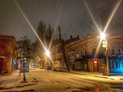 Одессу укутало снежным покрывалом (ФОТО)