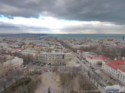 Центр Одессы под суровым январским небом (ФОТО)