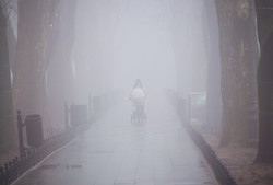 Одессу укутал густой туман (ФОТО)