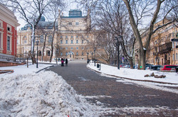 Центр Одессы в снегу (ФОТО)