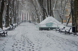 Одесса под снегом (ФОТО)