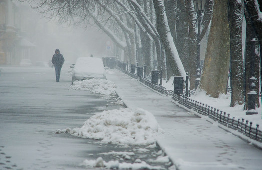 Одесса под снегом (ФОТО)
