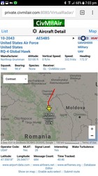 Вчера RQ-4 Global Hawk провел секретную миссию в небе над Украиной