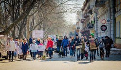 В Одессе впервые состоялся Марш спасённых собак (ФОТО)