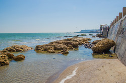 Одесские пляжи на Фонтане "съело" море (ФОТО)