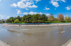 Как чистят пруды в Одесском парке Победы (ФОТО)
