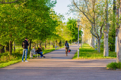 Вечерняя Одесса на Французском бульваре (ФОТО)