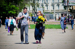 Как одесские "ватники" митинговали на Куликовом поле (ФОТОРЕПОРТАЖ)