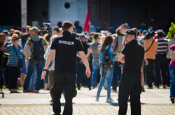 Как одесские "ватники" митинговали на Куликовом поле (ФОТОРЕПОРТАЖ)