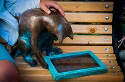 В Одессе появилась новая скульптура кота (ФОТО)