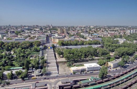 В Одессе показали панорамы Приморского бульвара с высоты птичьего полета (ФОТО)