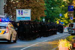 По Одессе маршировали будущие полицейские (ФОТО)