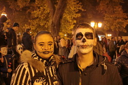 Ночь огненных тыкв в Одессе прошла на Хэллоуин (ФОТО, ВИДЕО)