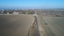 Как ремонтируют автотрассу между Лиманским и Граденицами в Одесской области
