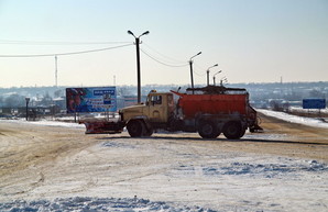 На трассе Киев – Одесса ограничено движение из-за снегопадов