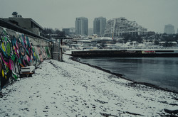Как выглядит одесская Аркадия в снегу (ФОТО)