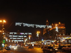 Красивый новогодний Киев (ФОТО)