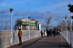 Море и небо: прогулка по декабрьской Одессе (ФОТО)
