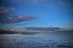 Январское море в Одессе накануне морозов (ФОТО, ВИДЕО)