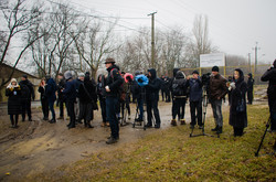В Одессе стройку "собачьего городка" атаковали бульдозеры (ФОТО)
