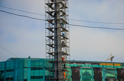 В Одессе начали ремонтировать обелиск в честь освобождения города (ФОТО)