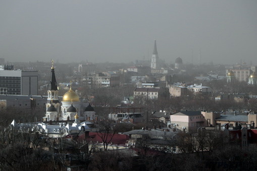 Одесса во мгле: город накрыла пылевая буря (ФОТО, ВИДЕО)