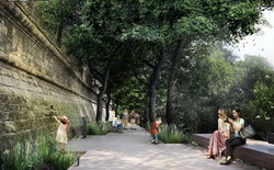 Как может выглядеть новый парк под бульваром Жванецкого в Одессе (ФОТО, ВИДЕО)