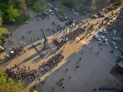 По Одессе прошел огненный марш украинских патриотов (ФОТО, ВИДЕО)