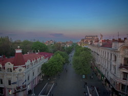 Огненный закат над Одессой в день 2 мая (ФОТО)