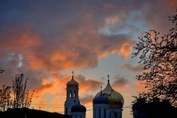 Вечер в Одессе: 50 оттенков оранжевого (ФОТО)